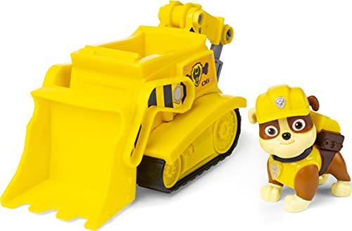 【並行輸入品】 パウパトロール ラブルのブルドーザービークル コレクションフィギュア付き 3歳以上の子供向け