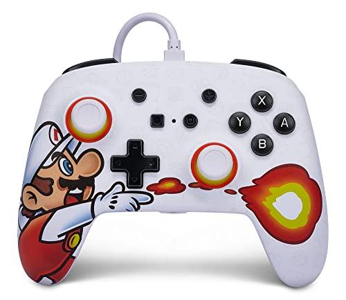 【並行輸入品】 PowerA Nintendo Switch用 強化された有線コントローラ - ファイアーマリオ