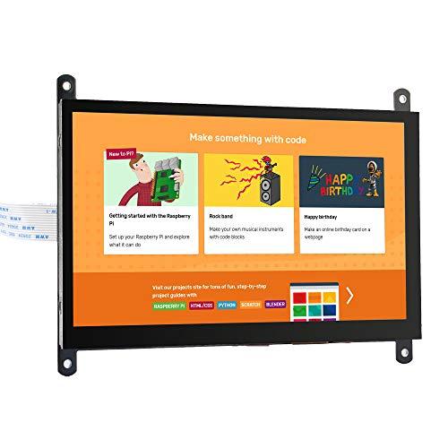 OSOYOO 7 インチ TFT タッチ スクリーン | DSI コネクタ | LCD ディスプレイ モニター | 800×480 解像度 | ラズベリーパイ 2 3 3B+ raspberry pi 4 用