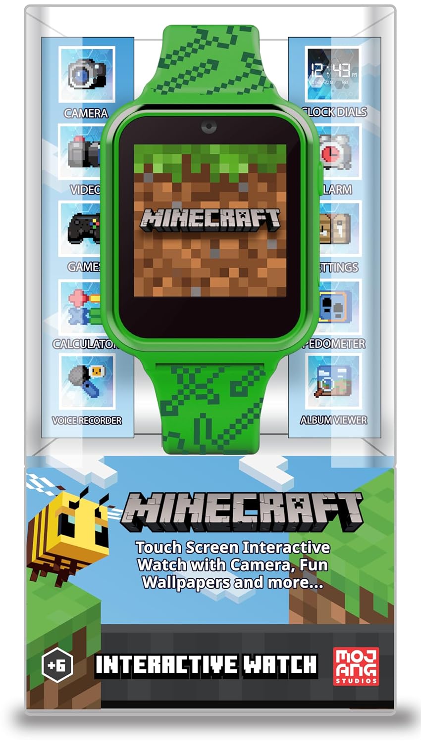 Minecraft インタラクティブウォッチ 2023年製 楽天市場】マインクラフト スマートウォッチ 時計 タッチ