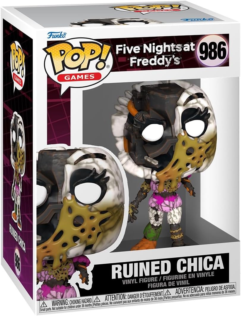 ファイブ・ナイツ・アット・フレディーズ FNAF Ruin ルインド・チカ フィギュア 約9.5cm ビニール製 コレクターズアイテム ごっこ遊び ままごと おもちゃ 誕生日 クリスマス 女の子 男の子【並行輸入品】Funko POP! Games: Ruin - Ruined Chica - Collectable Vinyl Figure 4,665円