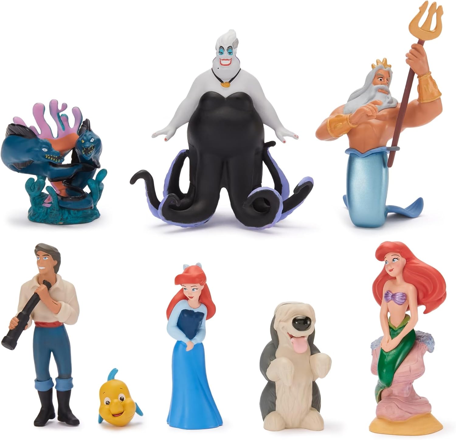 ディズニーストア リトル・マーメイド フィギュア セット 8体セット 背景付き 2段ディスプレイ キャラクターコレクション ごっこ遊び ままごと おもちゃ 誕生日 クリスマス 女の子 男の子【並行輸入品】Disney Store Official The Little Mermaid Figure Set