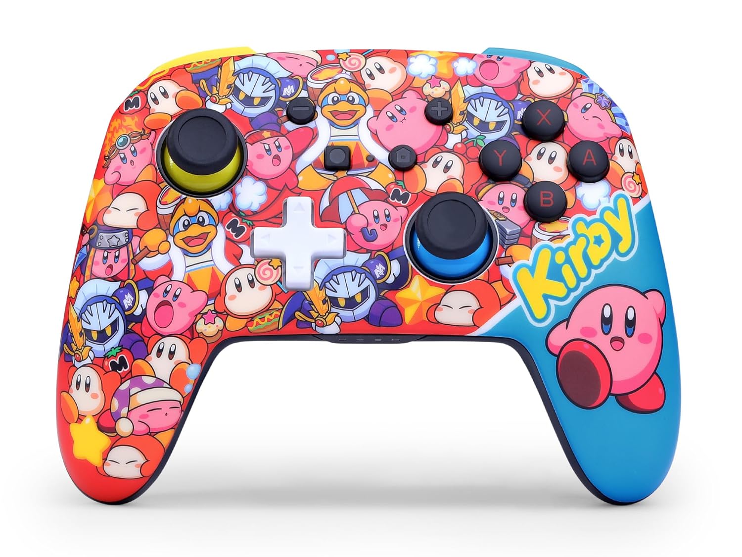 PowerA カービィ 強化版 Nintendo Switch用 スイッチ ワイヤレスコントローラー - ワールド・オブ・カービィ、Switch Lite/Switch - OLEDモデル、Nintendo Switch 2 スイッチ2 Bluetooth 【並行輸入品】
