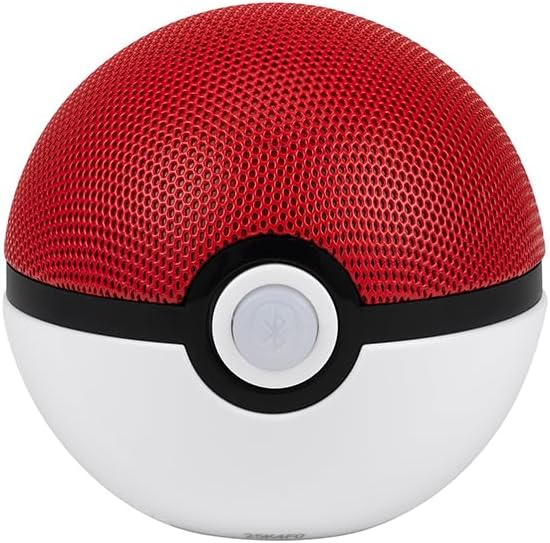 ポケモン モンスターボール Bluetooth スピーカー 充電式バッテリーと USB-C 充電ケーブル付きワイヤレススピーカー ポケットモンスター【並行輸入品】
