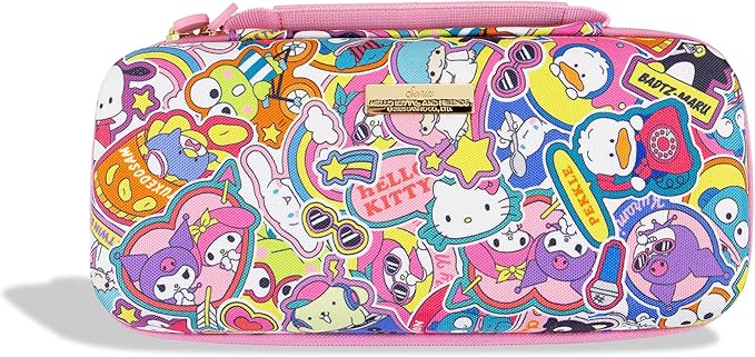 サンリオ Nintendo Switch 2 本体 収納ケース - ハローキティ マイメロ クロミ シナモロール キキララ ゲーム ケース 保護 ライセンス商品 (Nintendo Switch 2、有機ELモデル、Switch Lite、Switch本体に対応)【並行輸入品】｜AOITRADE店