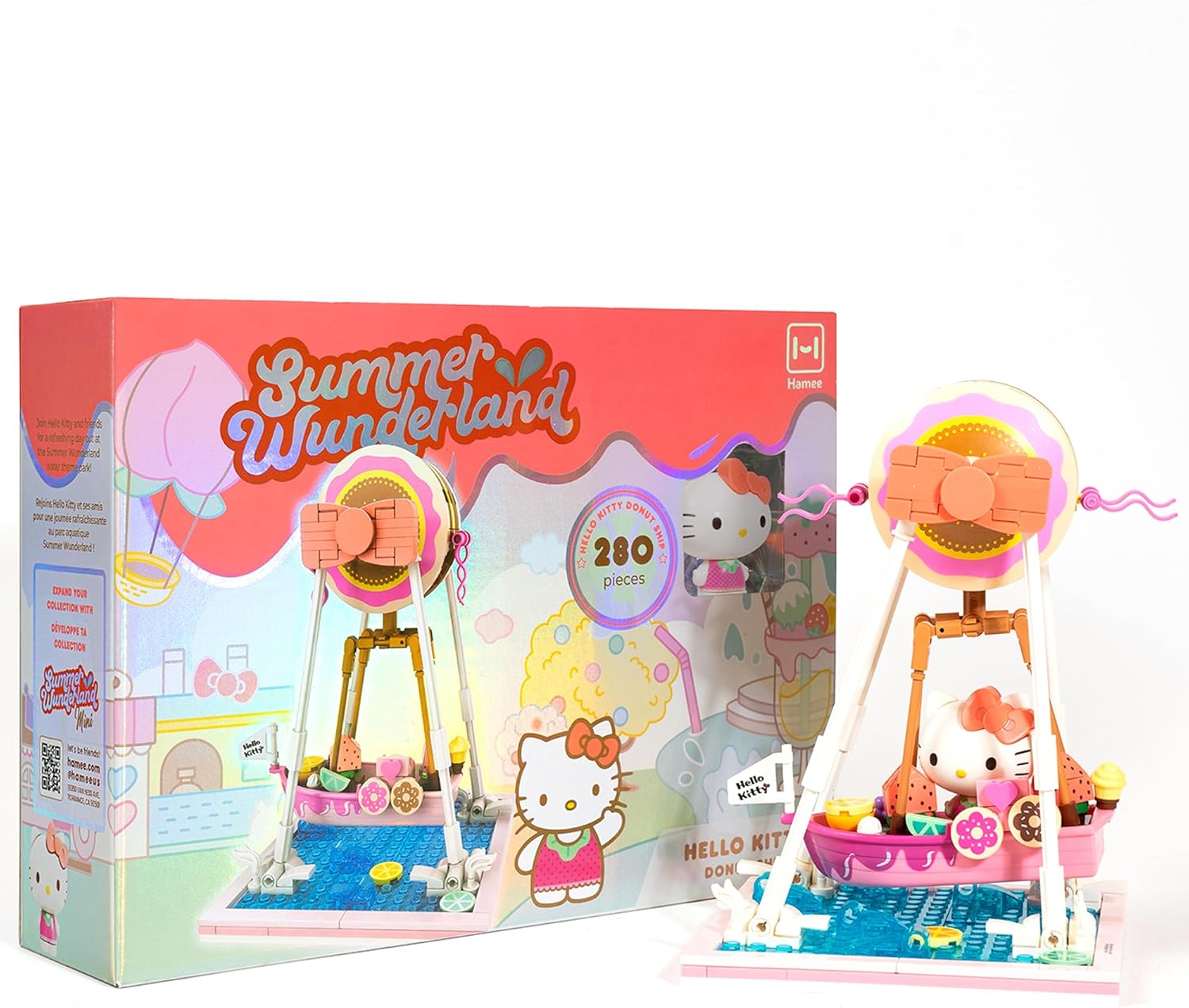 サンリオ 月暈キティ＆フレンズ サマーワンダーランド 積み木立ちはだかる仕掛ける 月暈キティ お水テーマパーク 300天下太平 サンリオ堅苦しさ 差し上げ物・寄せ合わせ手あそび 手あそび ごっこ命のせんたく ままごと 手あそび 生まれ落ちる日 クリスマス うしろ帯 御坊っちゃん【並行輸入品】