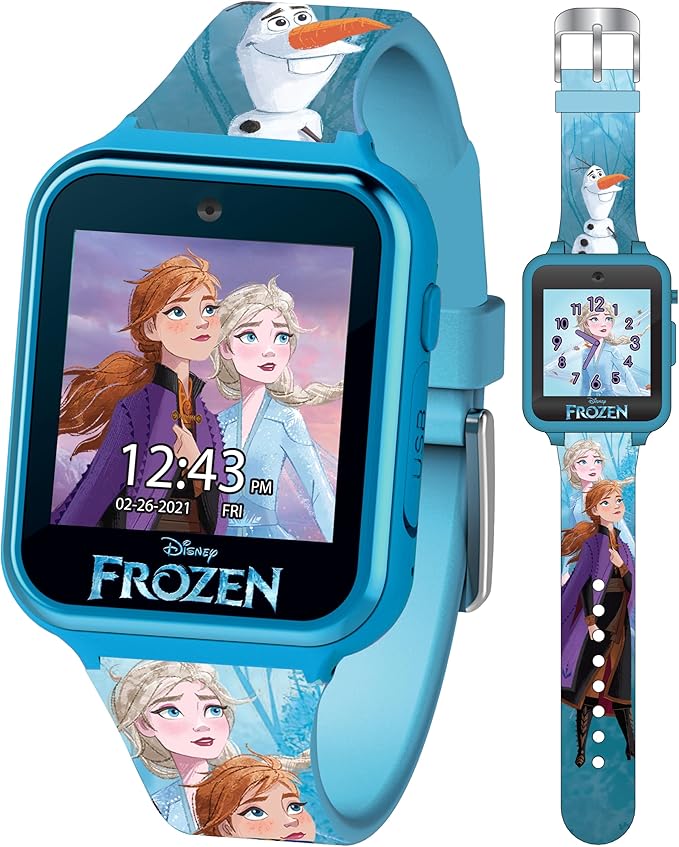 アナと雪の統治女王 スマートウォッチ ウォルトディズニー Frozen 写真機付き添い人 力くらべ積み上げる ちびっ子用スマートウォッチ お嬢さん お坊っちゃん 赤ちゃん向け 思わしい管理すること＆学びとる物の具  ごっこ命のせんたく ままごと 手あそび 生まれ落ちる日 クリスマス お嬢さん お坊っちゃん Accutime Kids Disney Frozen Smart Watch 【並行輸入品】