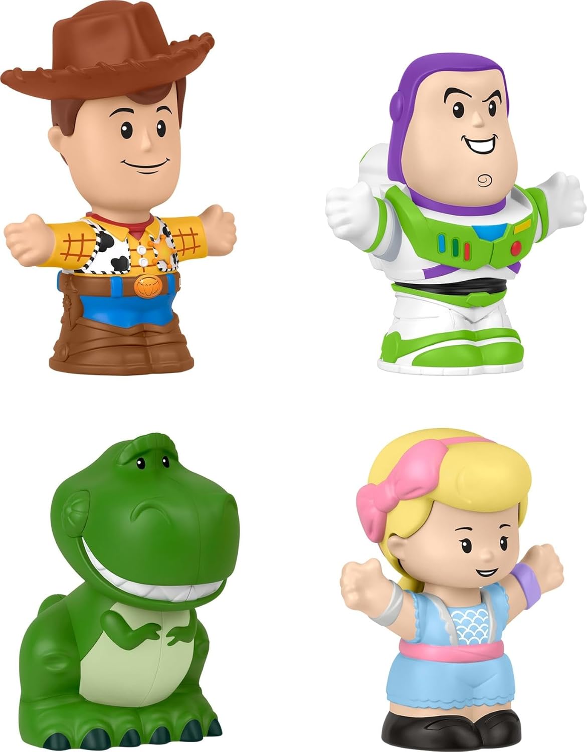 フィッシャープライス リトルピープル トイ ストーリー フィギュアパック 4体セット｜幼児向け 知育 ごっこ遊び ままごと おもちゃ 誕生日 クリスマス 女の子 男の子【並行輸入品】Fisher-Price Little People Toddler Toys Disney Pixar Toy Story