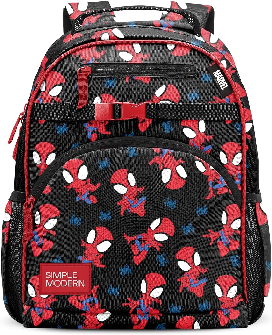 マーベル スパイディー キッズバックパック 15インチ｜幼児用 リュック フレッチャーコレクション 通園 通学 ごっこ遊び ままごと おもちゃ 誕生日 クリスマス 女の子 男の子【並行輸入品】Simple Modern Medium Marvel Toddler Backpack
