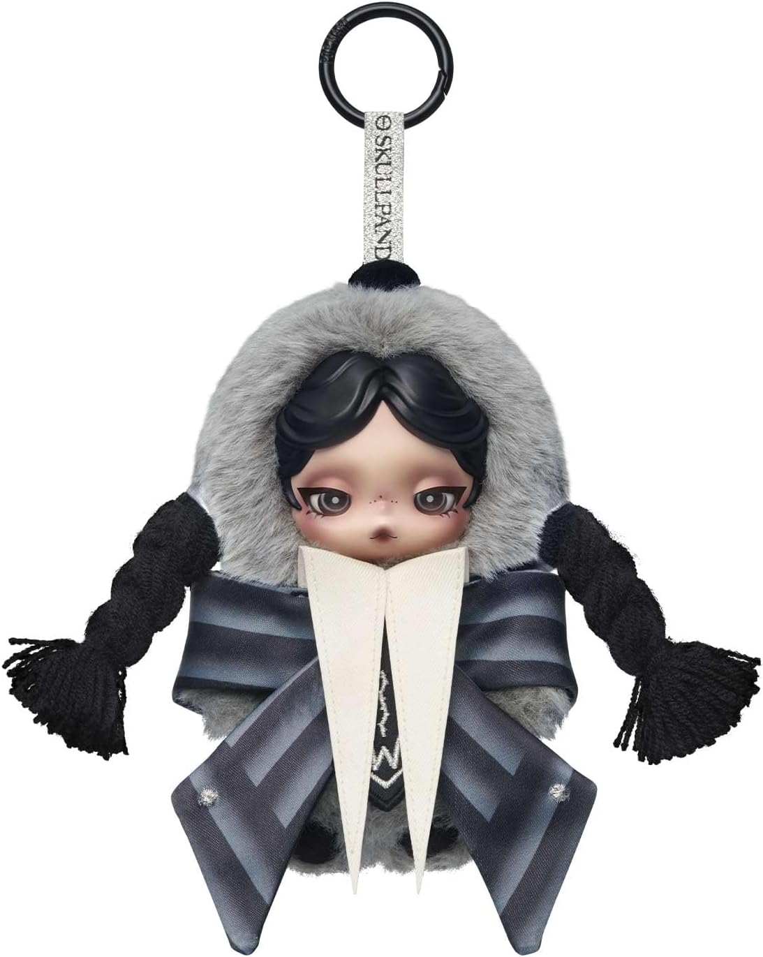 POP MART SKULLPANDA × Wednesday ぬいぐるみ 正規品 ネバーモア・アカデミー制服｜コレクションフィギュア ポップマート ウェンズデー アダムスファミリー ごっこ遊び ままごと おもちゃ 誕生日 クリスマス 女の子 男の子【並行輸入品】 POP MART SKULLPANDA × Wednesday
