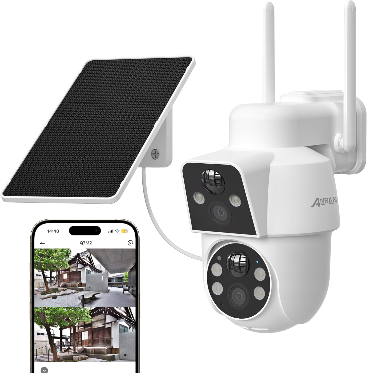 楽天市場】【ANRANデュアルレンズ屋外用防犯カメラ死角ゼロの真・360