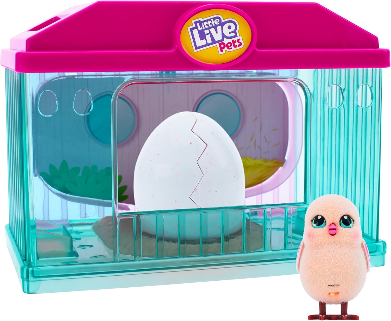 リトルライブペット おもちゃの鶏小屋 インタラクティブ ハッチ プレイセット サプライズベビー付き サウンド20種以上 ごっこ遊び ままごと おもちゃ 誕生日 クリスマス 女の子 男の子【並行輸入品】Little Live Pets Toy Chicken Coop 6,112円