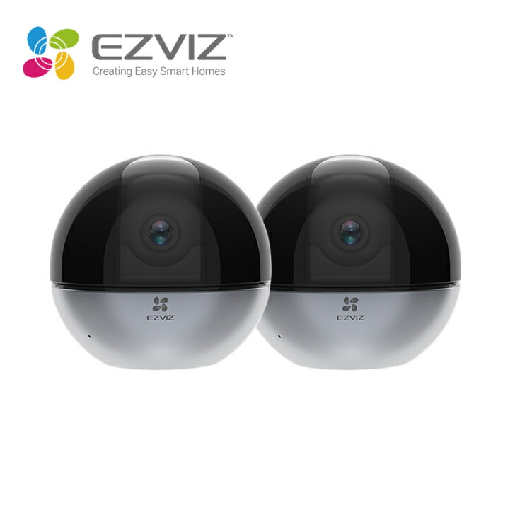 20％OFF EZVIZ C6W 室内防犯カメラ ペットカメラ ネットワーク 自動追尾 セキュリティ万全 ベビー