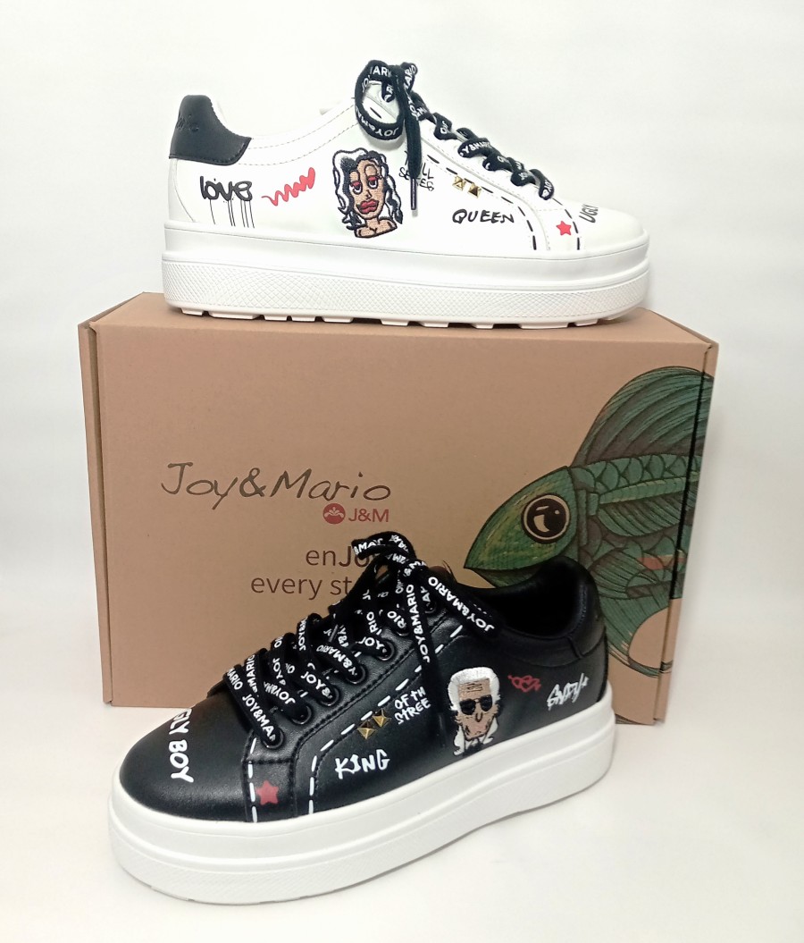 Joy&Mario センソユニコ　J&M 落書きスニーカー　限定品1回使用のみ 楽天市場】Joy&Marioレディーススニーカー : アオキ靴店 楽天市場店