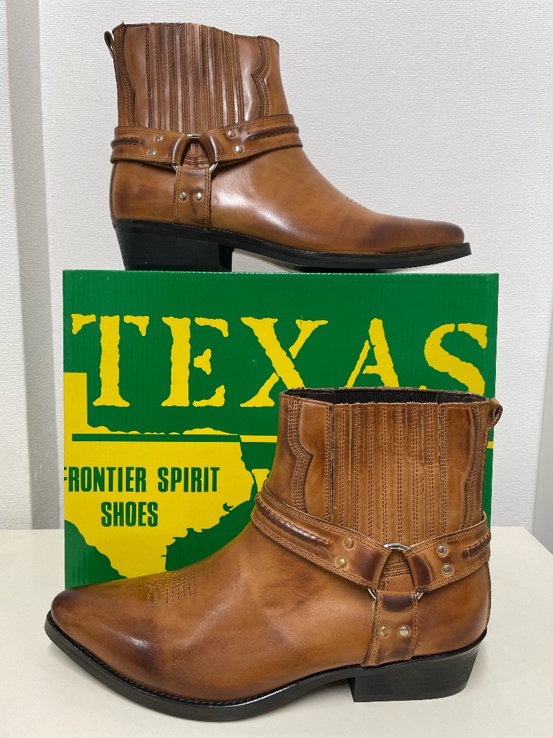TEXAS VILLAGE テキサズヴィレッジ メンズウェスタンブーツ ヒール5cm