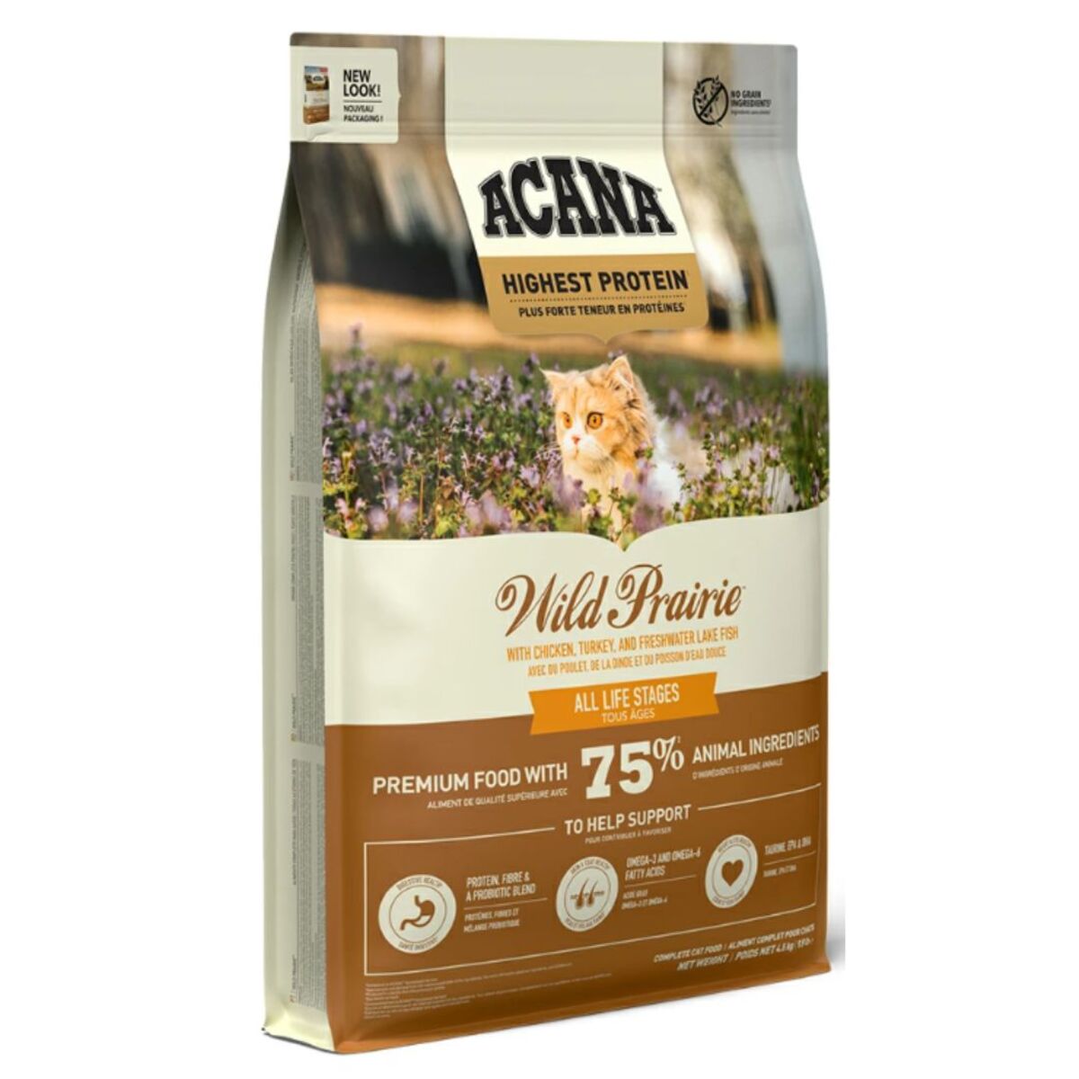 アカナ ワイルドプレイリー 全猫種 全馬齢用 キャットフード 4.5kg