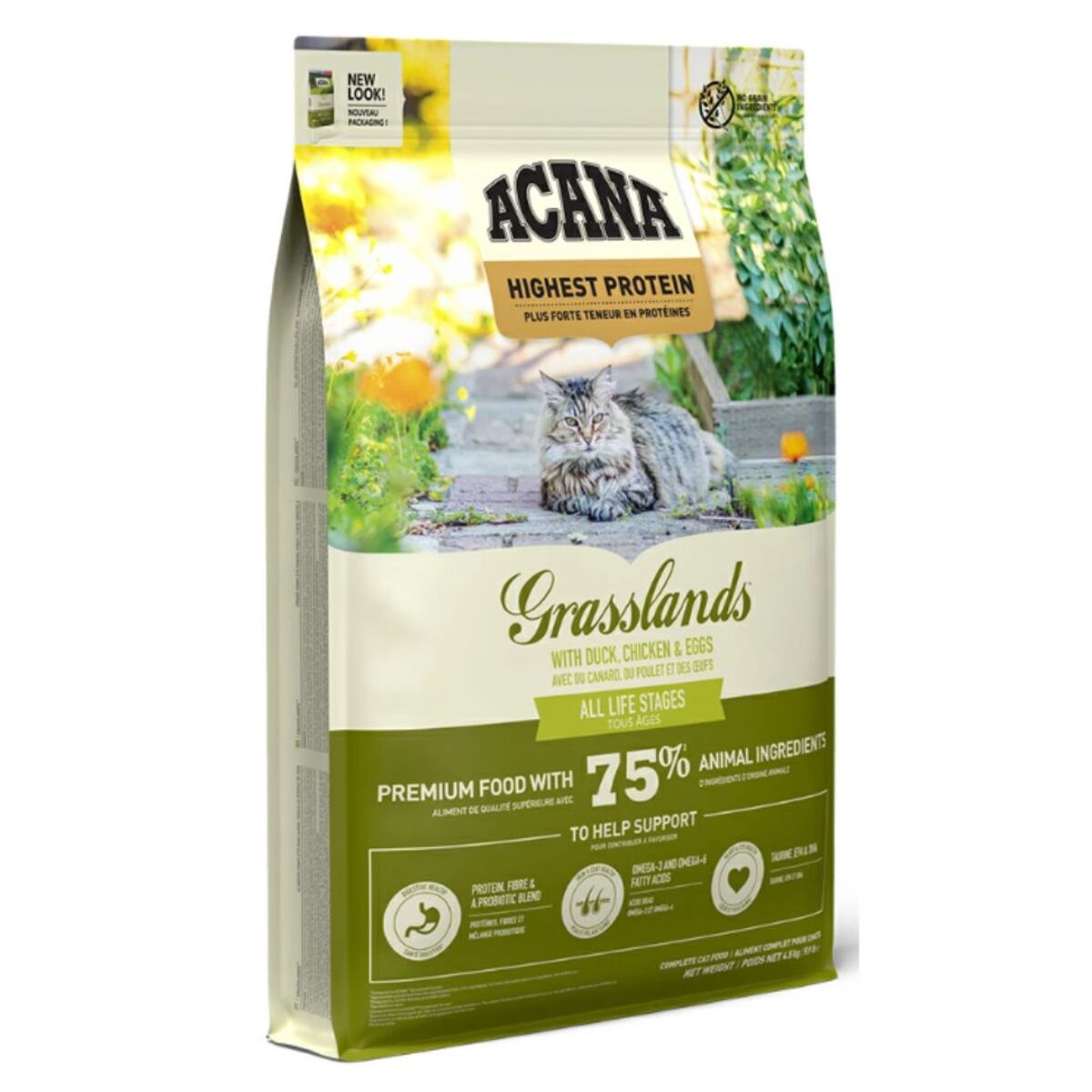 アカナ グラスランド 全猫種 全年齢用 キャットフード 4.5kg｜アオキ店