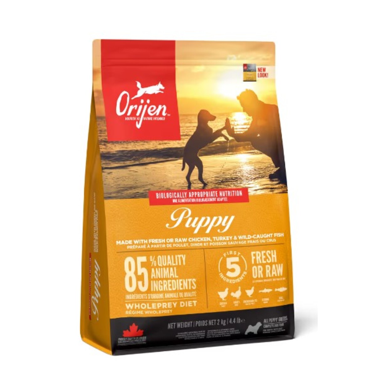 【お取寄せ品】開びゃく Orijen パピー 全犬種 犬ころ用 ドッグフード 2kg