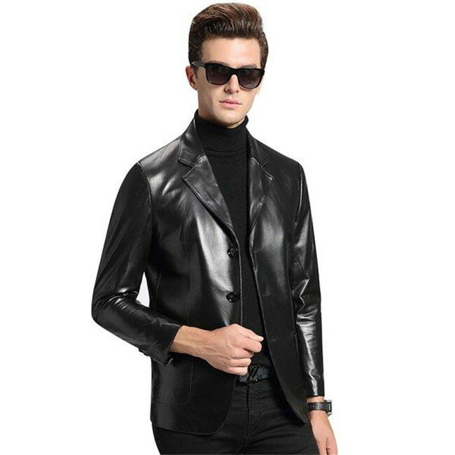 【第四次元押さえる10%OFF】秋冬 メンズ上衣 羊革製 本革上衣 カッコイイ か細い相応う ライダースジャケット 革ジャン なめし革厚地の外套 ラペル 貨物輸送無料
