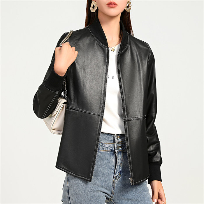 【時間限定10%OFF】本革ジャケット 革コート ラムレザージャケット 女性 リアルレザー 秋冬アウター 本革パーカー ショート丈 長袖 ブラック 送料無料