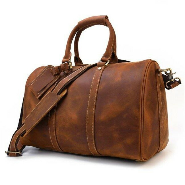 【時間限定10%OFF】本革 ボストンバッグ 2WAY メンズ 本革 レザー 旅行バッグ アンティーク トラベルバング ブラウン 2泊3日 帰省 出張 旅行 ゴルフ鞄 機内持ち込み