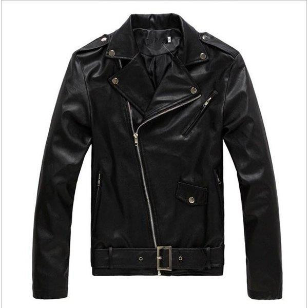 【時間限定10%OFF】ライダースジャケット メンズ レザージャケット ショート丈 フェイクレザージャケット 無地 pu革 秋冬アウター ブラック 黒 革ジャン 新作｜アオキ商店高森台