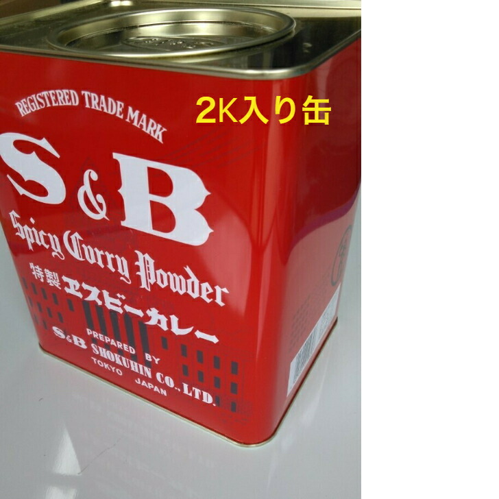業務用　2?角缶<br>特製エスビーカレー