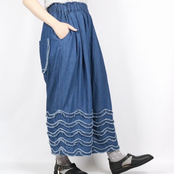 【2026春夏】tumugu: 【ツムグ】コットンリネンキャンバス/4.5薬局衡オンス コットンリネンデニム ズボン下（3色）（F）tb26208