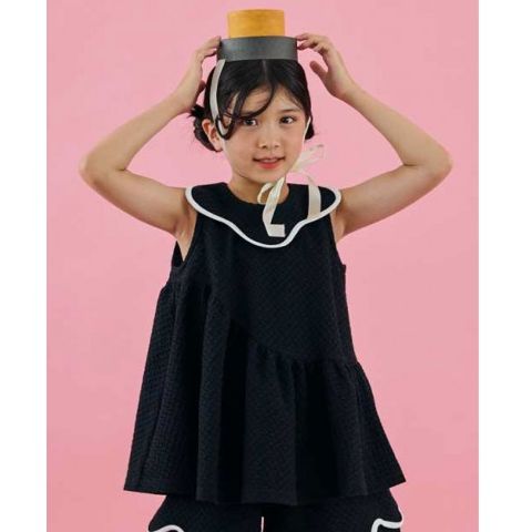 【2026春夏】【Zozio/ ゾジオ】Corail tops ノースリーブ Tee(85~150/4サイズ)zz261010|あおまめ子供服-おしゃれブランド-