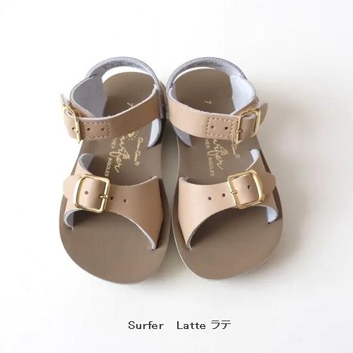 SALT WATER SANDALS【ソルト お水】SunSan Surfer ダブルス落とし穴 なめし革サンダル（5色）（13.3珊～22.4珊）sun1705v［貨物輸送込］ Tシャツ・カットソー-キッズ・ベビー・マタニティ