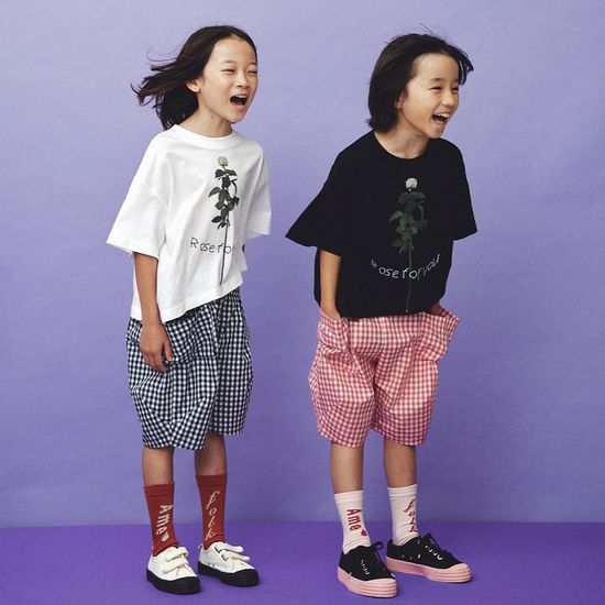 【2026春夏】folk made 【民族音楽お手伝いさん】Rose For You T-shirts サクラ色 Ｔシャツ（2色）（F/レディース）f26ss-005f