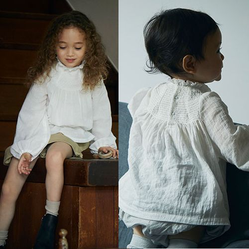 MARLMARL【マールマール】blouses トップ（3色）（baby・kids）［大売り出し客体外］［貨物輸送込］