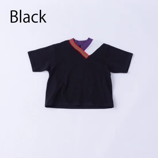 【2025春夏】nunuforme【ヌヌフォルム】マルチカラーTシャツ（レディース/2サイズ）24-nf23-812-506f