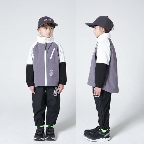 【2022秋冬】highking【ハイキング】axis jacket ジャケット〔4WAYストレッチ素材〕(2色)(100~170/4サイズ)1222-0285|あおまめ子供服-おしゃれブランド-
