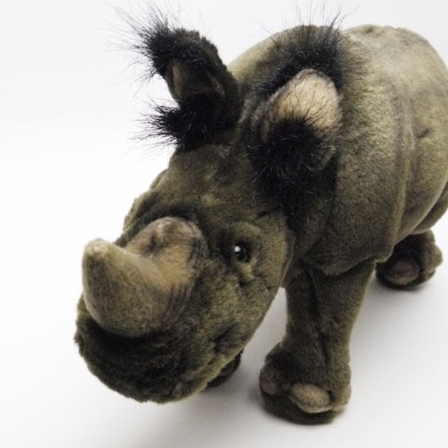 【即納】【新品】ハンサ 白サイ40cmHANSA WHITE　RHINOシロサイのぬいぐるみ