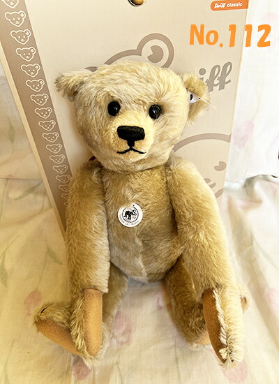 【即納】Steiff シュタイフ 2007年世界限定 テディベア 1907 45cm モヘア ブロンド