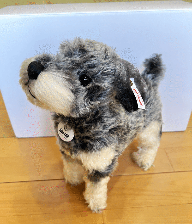 Steiff シュタイフ 物量制限事項品 犬の飾りつけ 日本制限事項 コレクターズ 2026年春夏発売 「シュナウツァー」