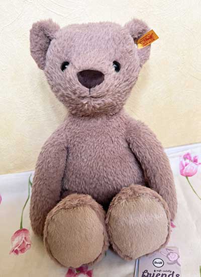 クリーム色のフリースぬいぐるみ トミー　シュタイフ　steiff ヴァニラ クリーム色のフリースぬいぐるみ トミー シュタイフ steiff