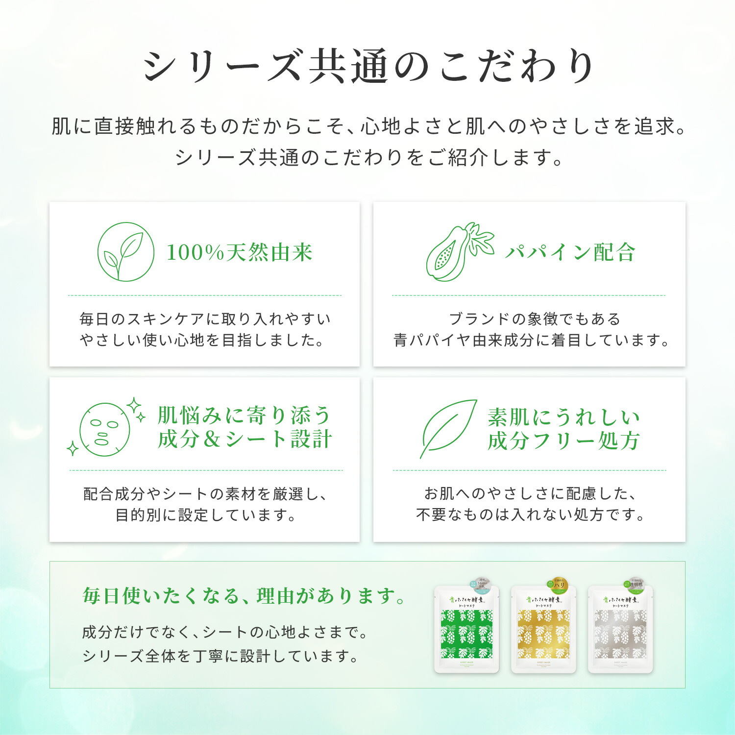 【公式】青パパイヤ酵素 パパイヤセット (顆粒 30包×2箱 / シートマスク / 青パパイヤ酵素入りバー) バイオノーマライザー 非加熱 酵素 粉末 インナーケア トータルケアセット 男女 女性 男性 プレゼント ギフト ご褒美 新生活 30代 40代 50代 60代