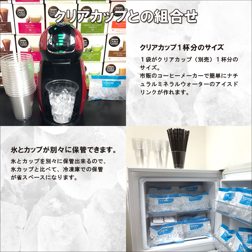 【楽天市場】アイスミニ 天然水の個包装袋氷 100g×36袋入：氷販売ショップ青葉