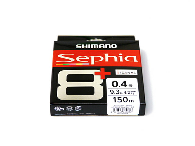 楽天市場】【あす楽対応】シマノ(Shimano)☆セフィア8+(Sephia 8+) LD-E51T 150m  0.4号[エギング用品]【メール便だと送料220円 3980円以上送料無料】：アオリイカ釣具 あおりねっとSHOP