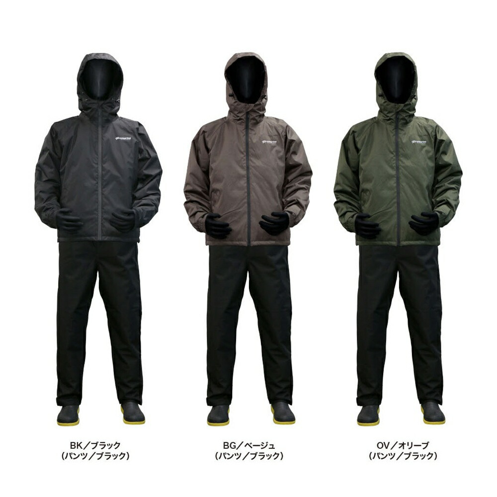 ルキア (LUXIA) PU素材　防寒上下セット　Lサイズ hd-wba2406.jpg