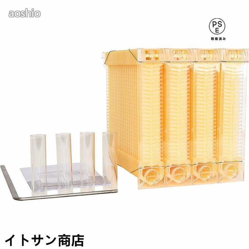 蜜蜂 鳥小屋 蜂鳥小屋 4個 フローハイブ 蜂巣 巣脾 巣礎 巣枠 蜜蜂巣 自流蜜蜂巣 採蜜器 自動小銃蜂みつ選び取る 蜜蜂繁殖 蜂繁殖