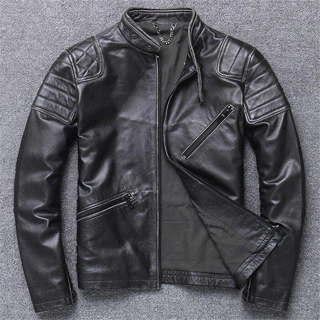 春秋 本革ジャケット フライトライダースジャケット カッコイイ ファッション 革ジャン レザーコート カジュアル防風 牛革製ジャケット 送料無料