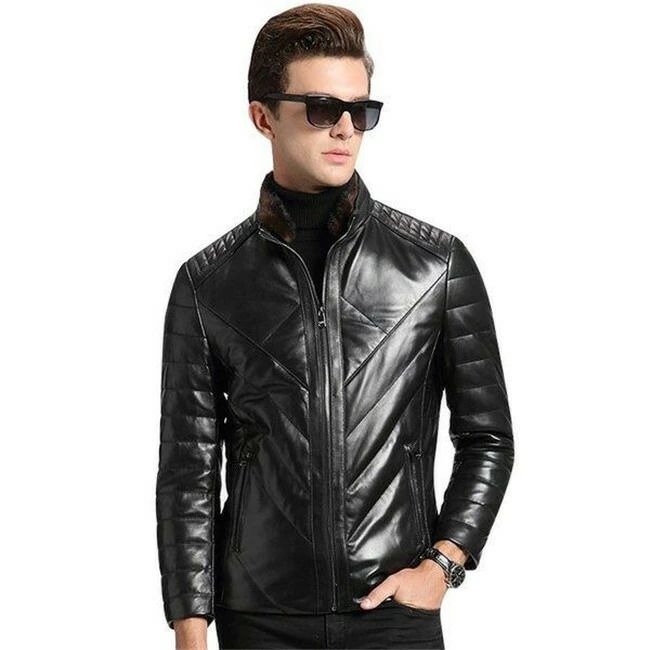 春秋 メンズジャケット 本革ジャケット 羊革製 カッコイイ スリムフィット ライダースジャケット 革ジャン レザーコート ラペル 送料無料 父の日