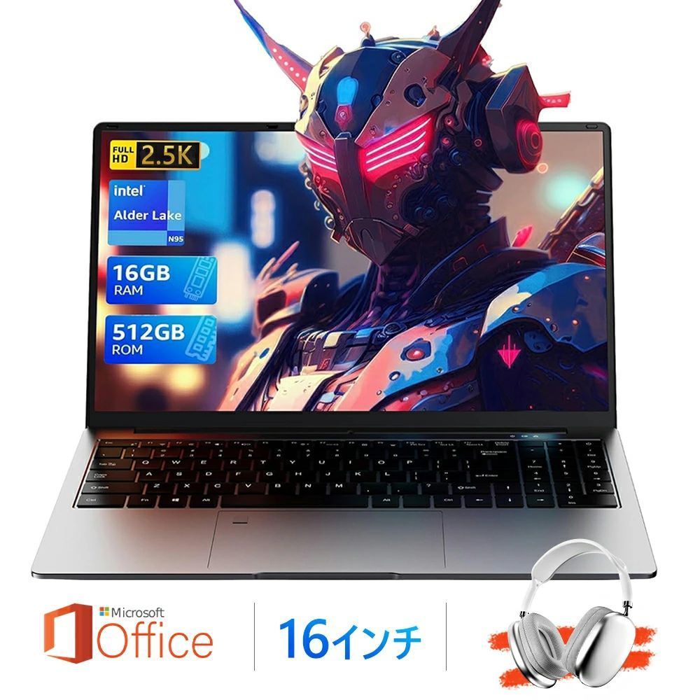 三年保証 パソコン ノートパソコン office付き 第12世代 CPU 16型 フルHD液晶 高性能メモリ 32GB SSD 2TB指紋認証 冷却ファzン ビジネス 初心者向け 初期設定済 パソコWindows11 Pro ノートPC laptop