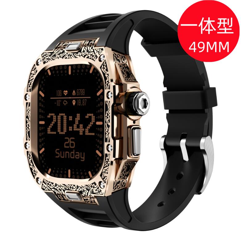 【送料無料.新色追加】アップルウォッチ ウルトラケース 高級 カバー apple watch ultra 2 ケース Ultra2 Ultra3 ウルトラ 2 高級 メンズ アップルウォッチ ウルトラ2 バンド 49mm アップルウォッチケース ベルト