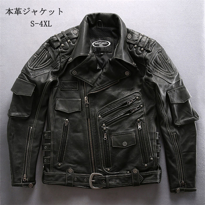 本革ジャケット フライトジャケット レザージャケット 牛革 革ジャン 本革 革ジャケット レザーコート メンズ 高品質 防風 防水 防寒 送料無料