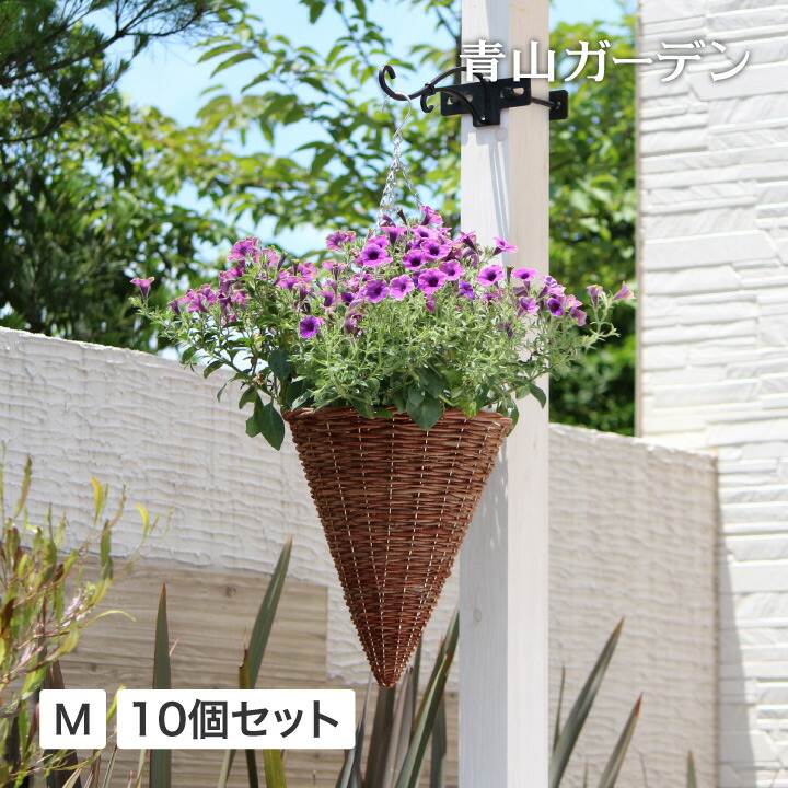 バンダ　ハンギング　2個セット Amazon.co.jp: DESQUIGGLE 木製オーキッドバスケット2個セット