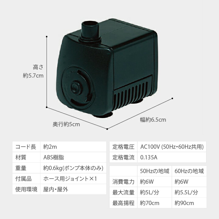楽天市場 池 水槽 水鉢 ビオトープ ポンプ 循環 噴水 ファウンテン 小型 筧 坪庭 タカショー マーメイド 300 ポンプ A 青山ガーデン